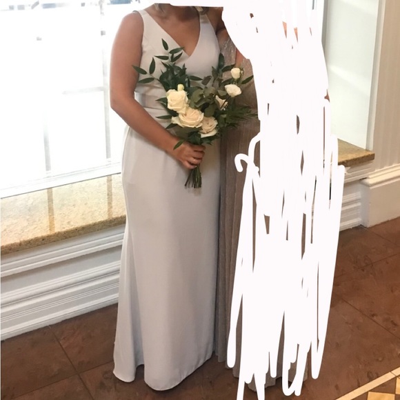 Vera Wang Silver gown/dress - Picture 5 of 7